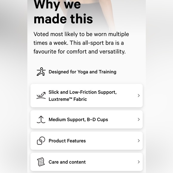 Lululemon energy bra- medium support - Picture 3 of 4